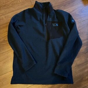 Men’s Mountain Hardwear Heavy Fleece Quarter Zip Pullover - EUC - Size Medium
